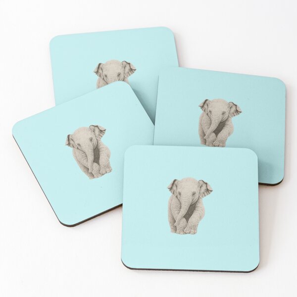 Item preview, Baby Elephant Sticker/L2D Drawing designed and sold by L2Dcreations.