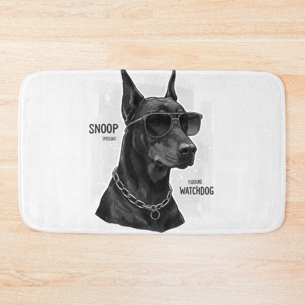 Item preview, SNOOP WATCHDOG Doberman - Edgy Dog Graphic T-Shirt designed and sold by AV.