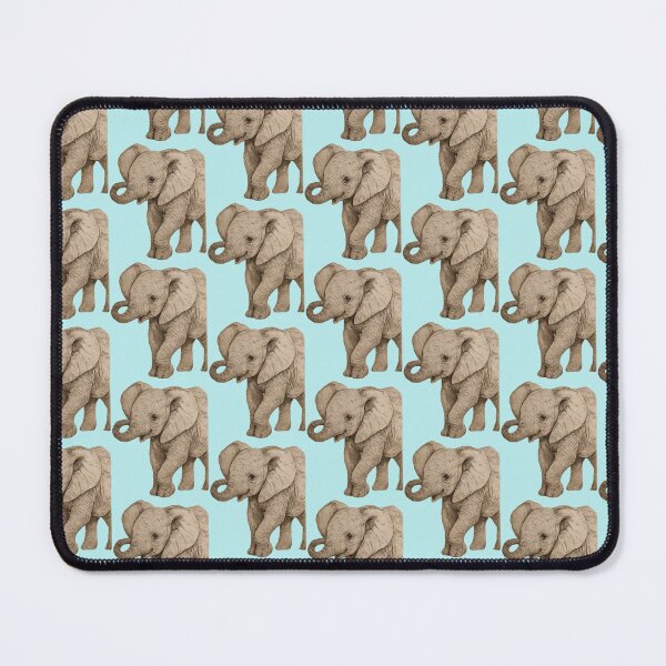 Item preview, Curled Trunk Elephant Sticker/L2D designed and sold by L2Dcreations.