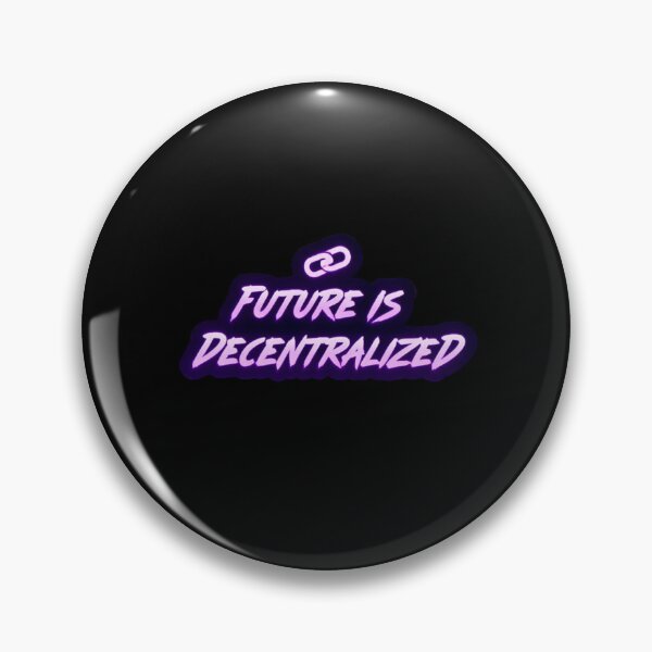 Item preview, Future Is Decentralized Bitcoin Artwork designed and sold by RadDeck.