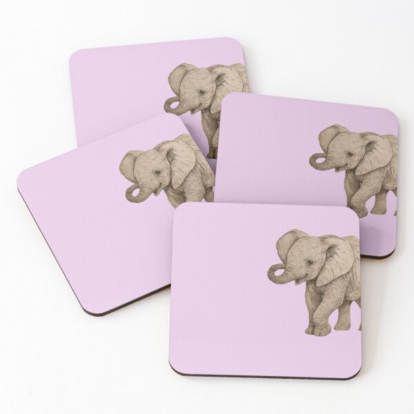 Item preview, Curled Trunk Elephant Sticker/L2D  designed and sold by L2Dcreations.