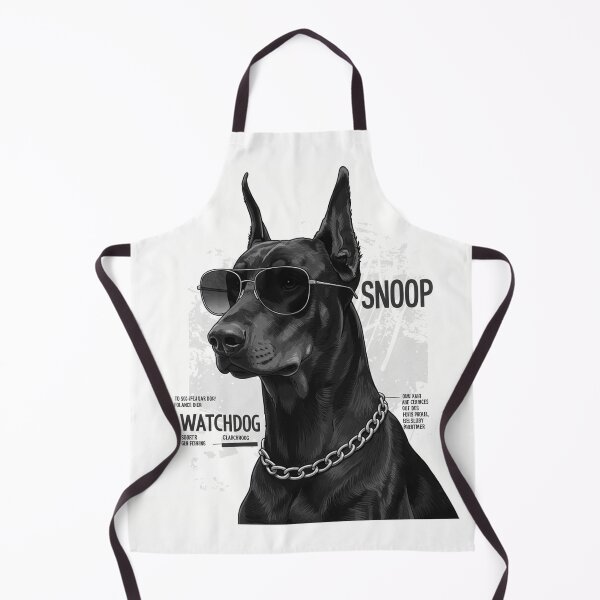 Item preview, SNOOP WATCHDOG Doberman - Edgy Dog Graphic T-Shirt designed and sold by AV.