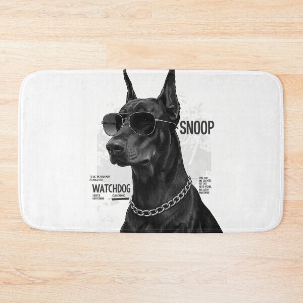 Item preview, SNOOP WATCHDOG Doberman - Edgy Dog Graphic T-Shirt designed and sold by AV.