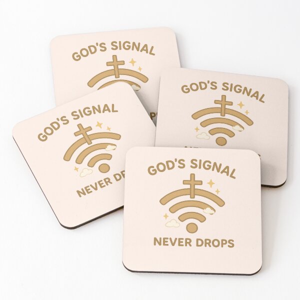 Item preview, God’s Signal Never Drops | Christian WiFi Cross Faith Digital Design designed and sold by Heavenly-Cloudz.