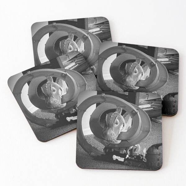 Item preview, Dinosaur. Black and white toy photography designed and sold by SOUNDtoBy-THoR.