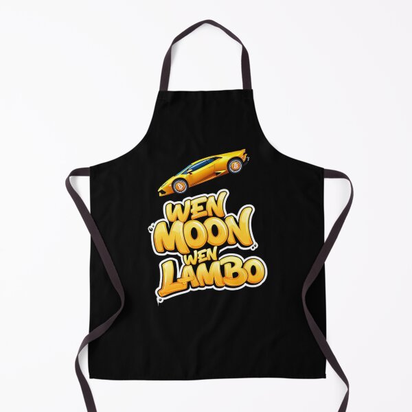 Item preview, Bitcoin Wen Moon Wen Lambo Crypto Slogan Artwork designed and sold by RadDeck.