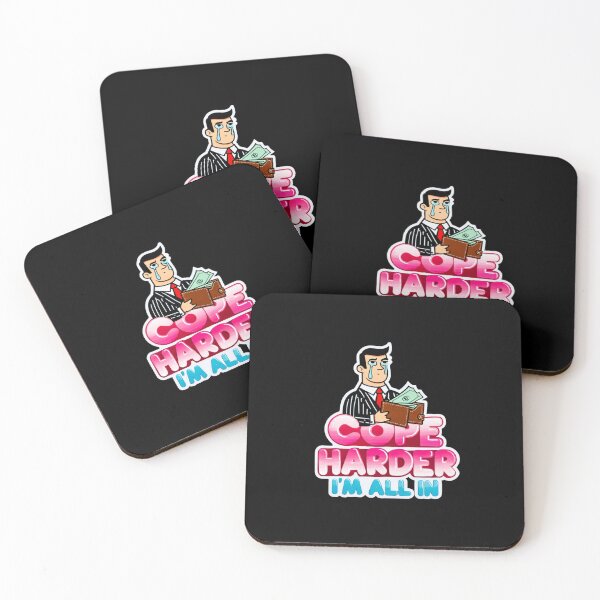 Item preview, Bitcoin Cope Harder I’m All In Crypto Quote designed and sold by RadDeck.