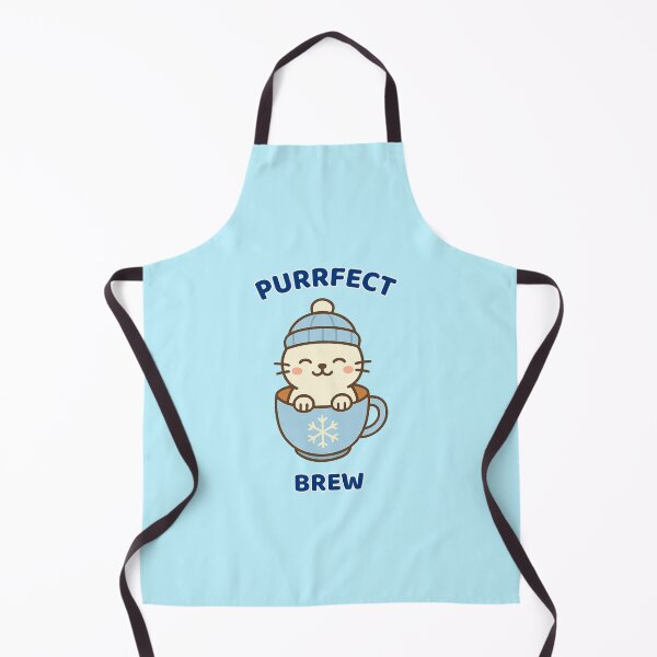 Item preview, Purrfect Brew – Cozy Winter Cat Coffee Design (Kawaii Style) designed and sold by Hot Cool Awesome.