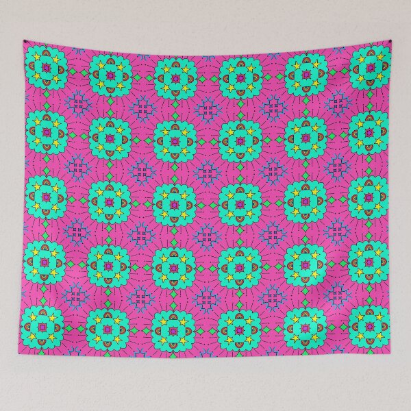 Item preview, Bright rainbow and star motif designed and sold by cascadiacreator.