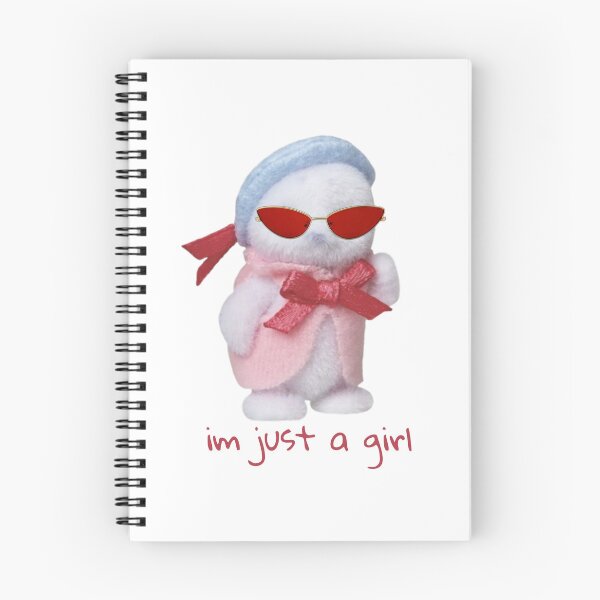 Item preview, Just a girl calico critter seal designed and sold by unequivocallyso.