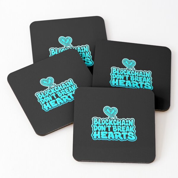Item preview, Bitcoin Blockchain Don’t Break Hearts Graffiti Design designed and sold by RadDeck.