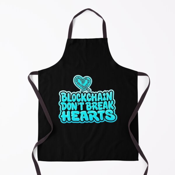 Item preview, Bitcoin Blockchain Don’t Break Hearts Graffiti Design designed and sold by RadDeck.