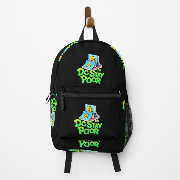 Item preview, Bitcoin DCA Or Stay Poor Graffiti Slogan Art designed and sold by RadDeck.