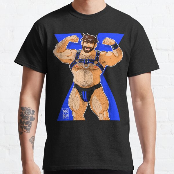 ADAM LIKES HARNESS - BLUE Classic T-Shirt