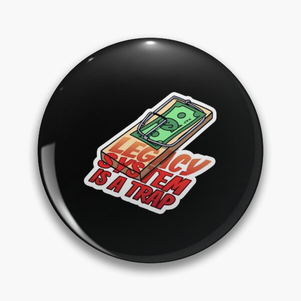 Item preview, Bitcoin Legacy System Is A Trap Graffiti Design designed and sold by RadDeck.
