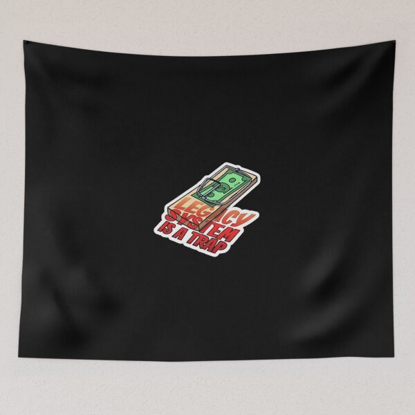 Item preview, Bitcoin Legacy System Is A Trap Graffiti Design designed and sold by RadDeck.