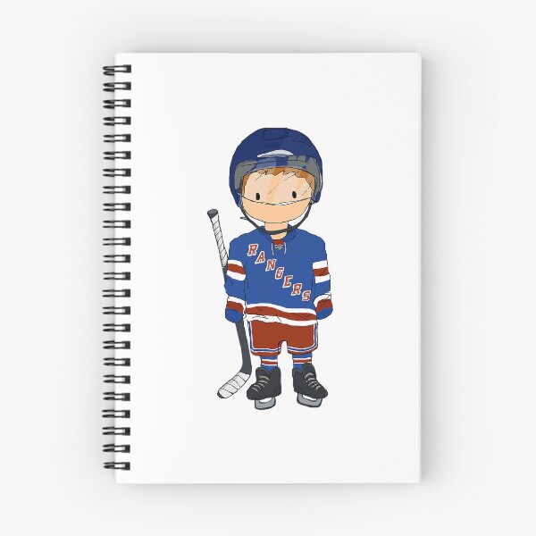 Item preview, Mini Rangers Hockey Player (Home Jersey) designed and sold by SpineapDesign.