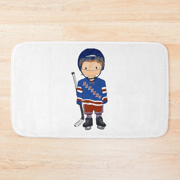 Item preview, Mini Rangers Hockey Player (Home Jersey) designed and sold by SpineapDesign.