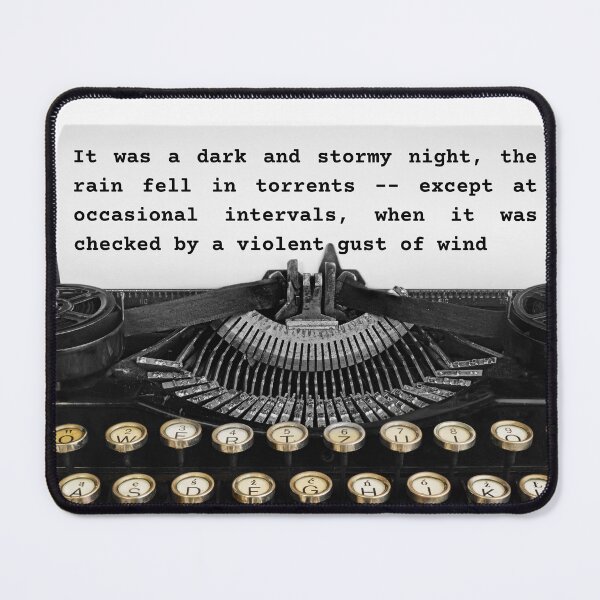 Item preview, It was a dark and stormy night designed and sold by Petthecatshop.