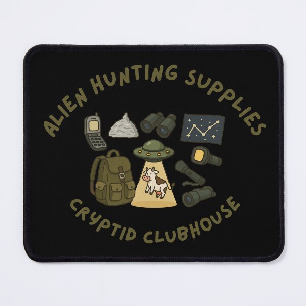 Item preview, Alien Hunting Supplies designed and sold by Cryptid Clubhouse.