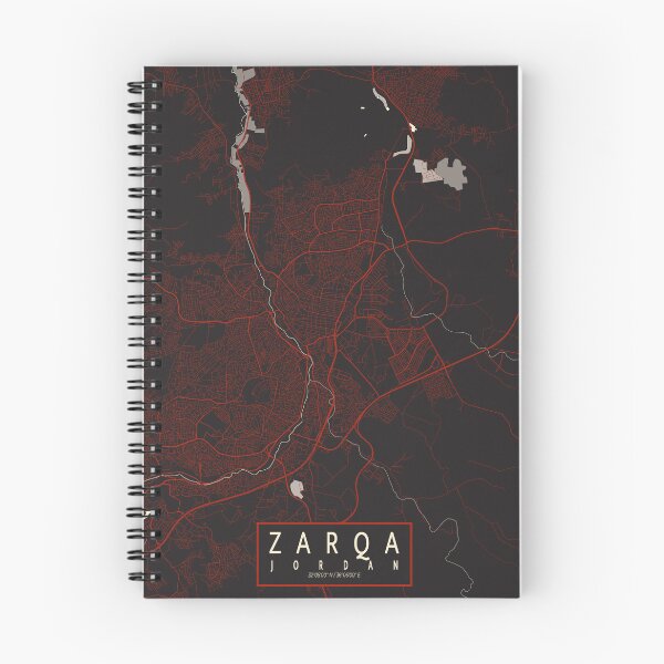 Item preview, Zarqa City Map of Jordan - Vector designed and sold by deMAP.