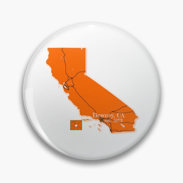 Item preview, Downey, CA [Orange] designed and sold by PhilbonianDezin.