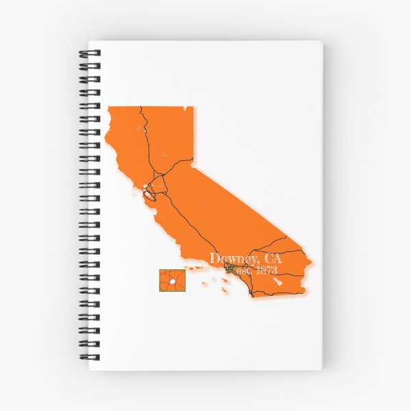 Item preview, Downey, CA [Orange] designed and sold by PhilbonianDezin.