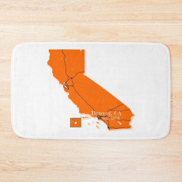 Item preview, Downey, CA [Orange] designed and sold by PhilbonianDezin.