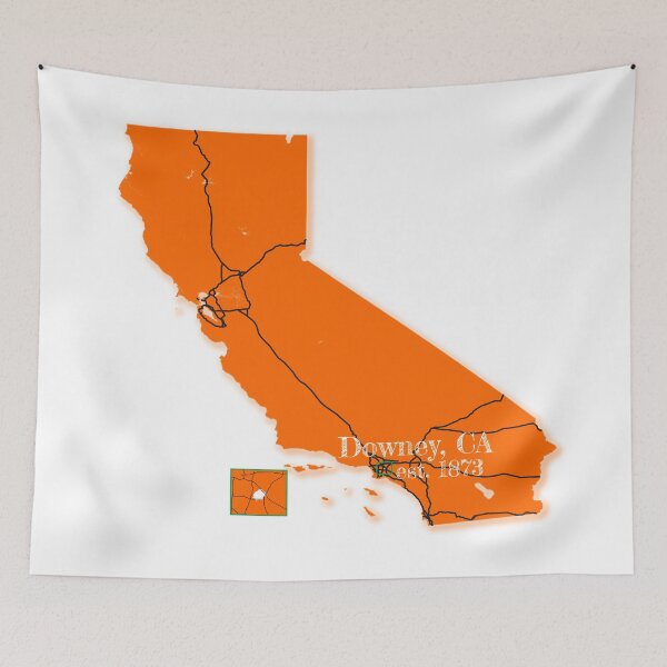 Item preview, Downey, CA [Orange] designed and sold by PhilbonianDezin.