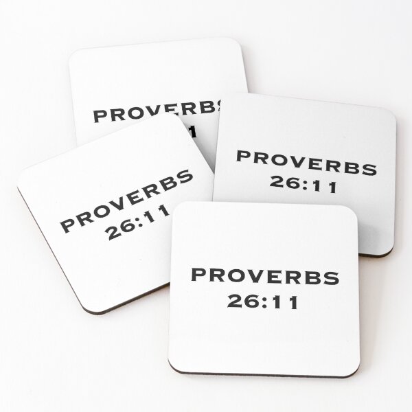 Item preview, Proverbs 26:11 - White Background designed and sold by StRemedius.