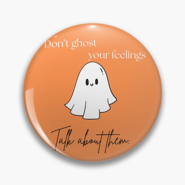 Item preview, White/Black Lettering Ghost designed and sold by CounselorCaylie.