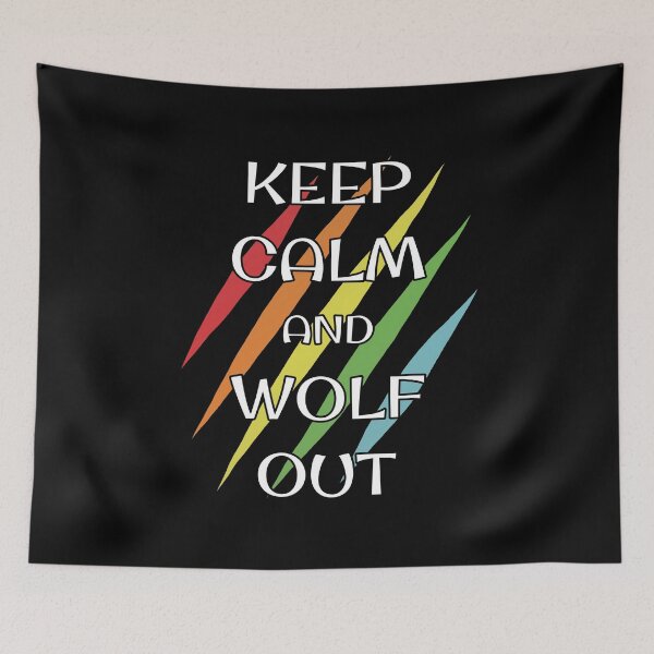 Item preview, Keep Calm And Wolf Out designed and sold by LunaticoDraws.