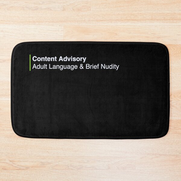 Item preview, Content Advisory designed and sold by DeletedScene.
