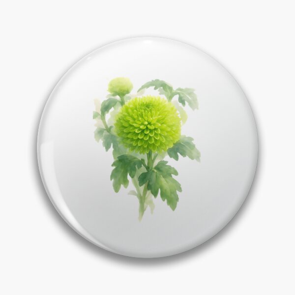 Item preview, Green Pompon Chrysanthemum designed and sold by HOMETOWN86.