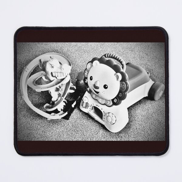 Item preview, Dinosaur. Black and white toy photography lion designed and sold by SOUNDtoBy-THoR.