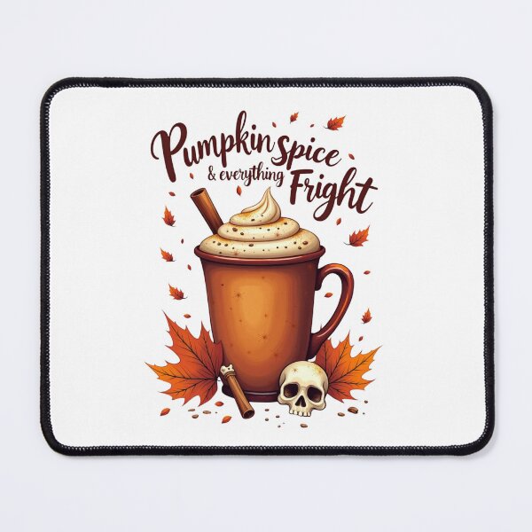 Item preview, Pumpkin Spice & Everything Fright T-Shirt – Spooky Fall Coffee Cup Design designed and sold by Adira-And-Mom.