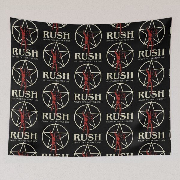 Item preview, Moving Pictures Rush Tour Band 1981 designed and sold by PrefectsShop.