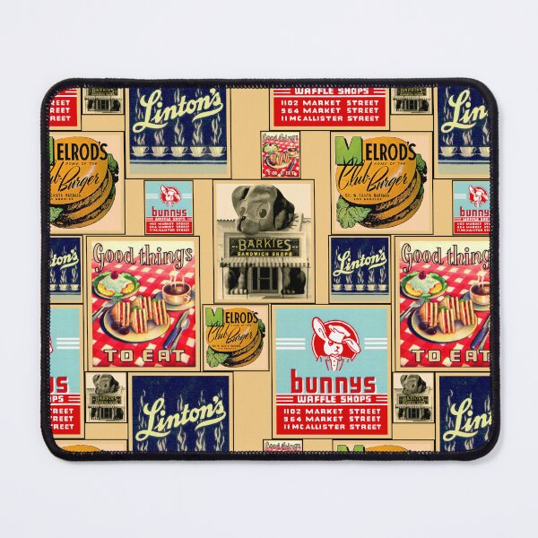 Item preview, Vintage Matchbook Patchwork Print designed and sold by Unkie Monkie Studios.