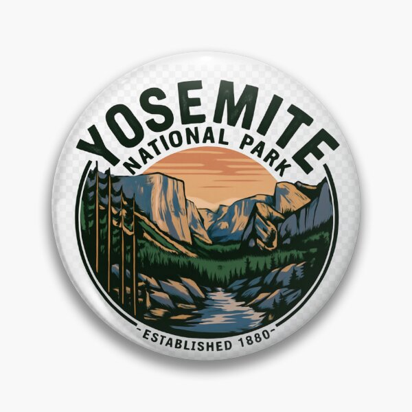 Item preview, Yosemite National Park Vintage Design – Scenic Wilderness Artwork designed and sold by GRAPHIX444.