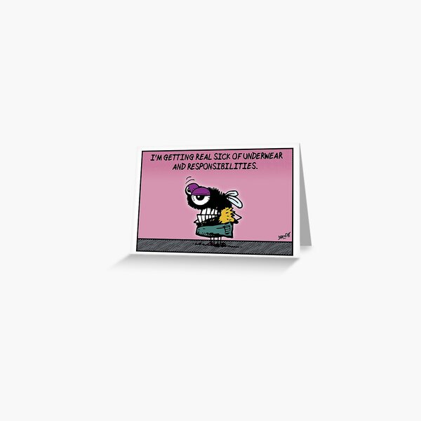 Underwear and Responsibilities Greeting Card