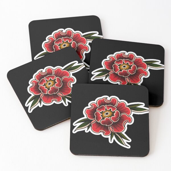 Item preview, American Traditional Peony designed and sold by CoraRaeDesigns.