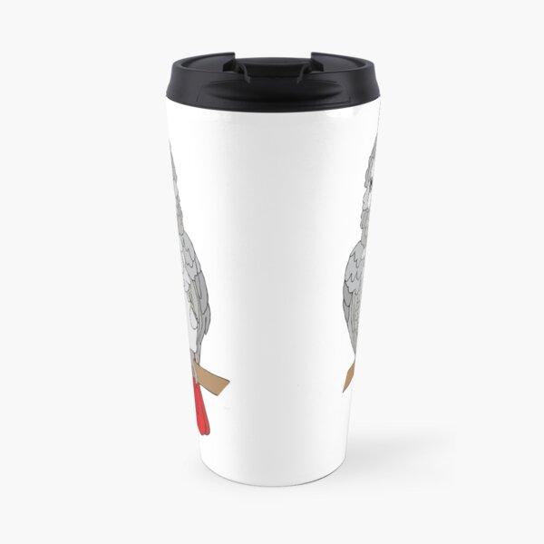 African Grey Parrot Travel Mug