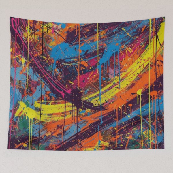Item preview, Expressive Abstract Modern Wall Art designed and sold by Mayverse.