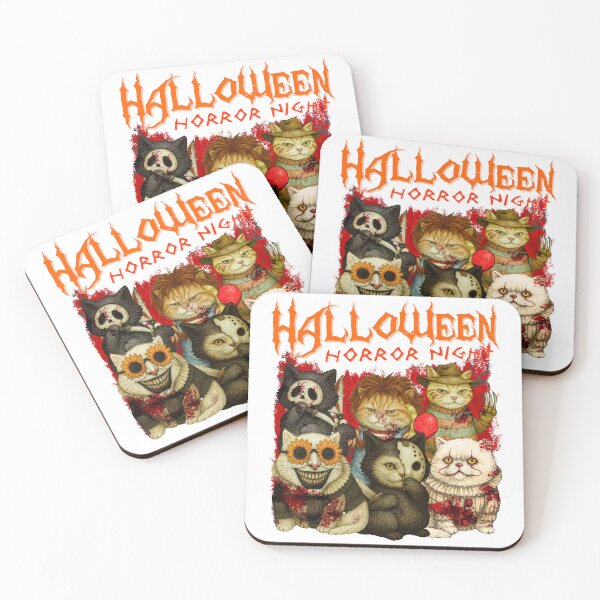 Item preview, Halloween Night Clown Cat designed and sold by AShanDome.