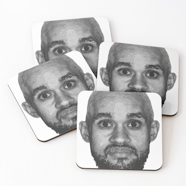 Item preview, Bald Derrick White Funny Vintage Face designed and sold by HumbertoVillarr.