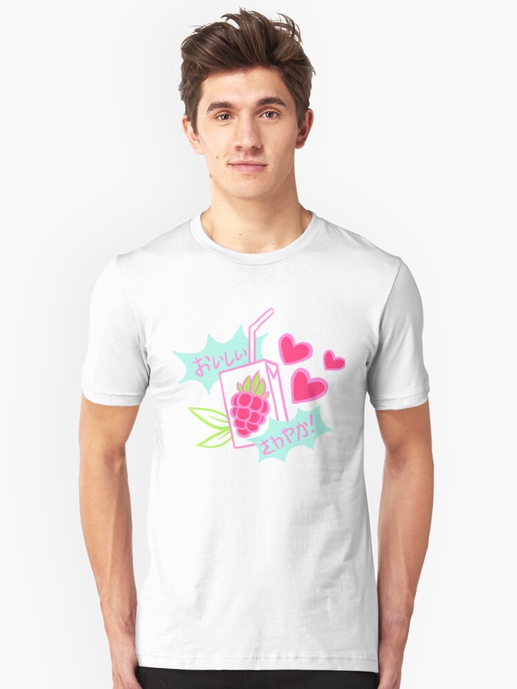Alternate view of Delicious, Refreshing! Razz Berry Juice Slim Fit T-Shirt