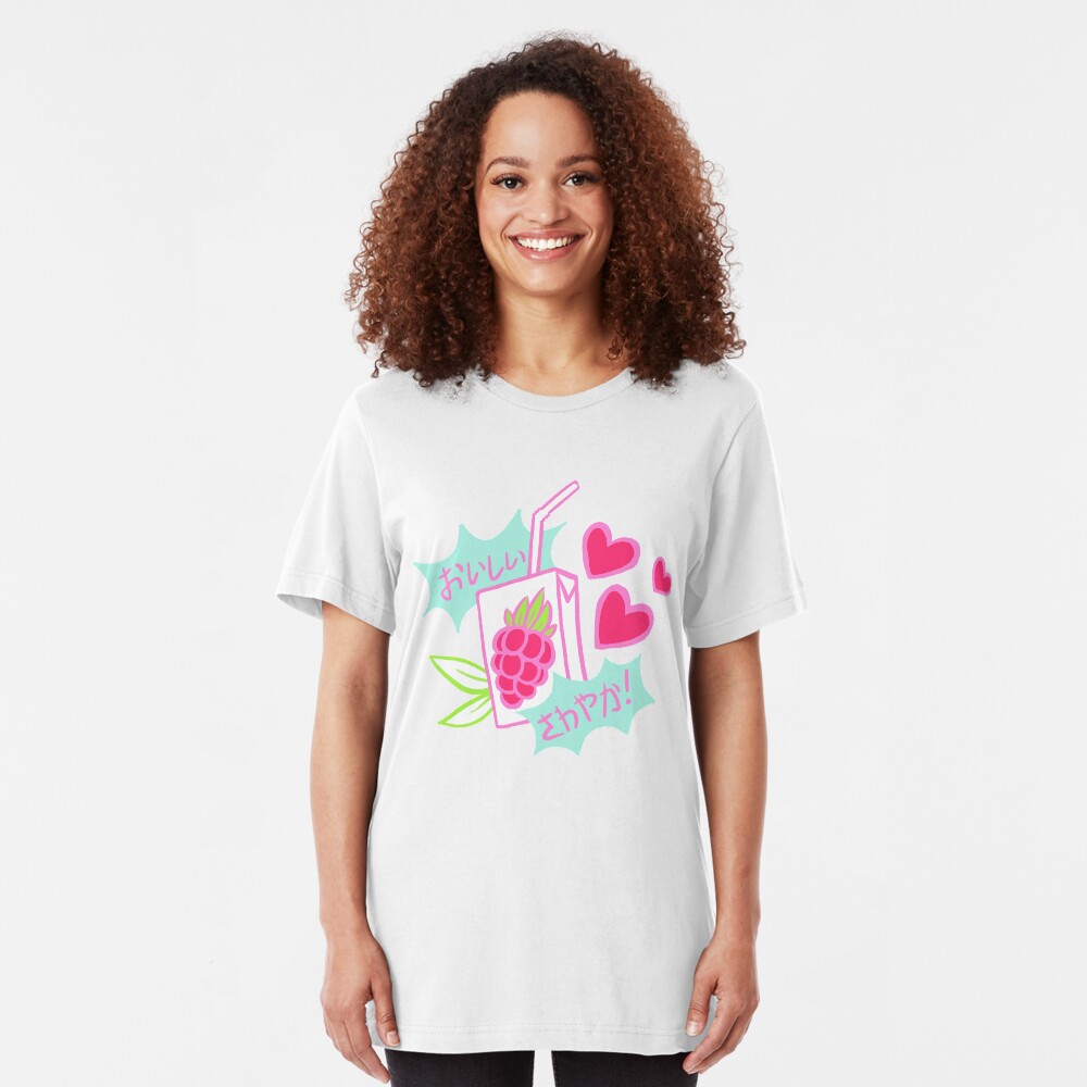 Delicious, Refreshing! Razz Berry Juice Slim Fit T-Shirt