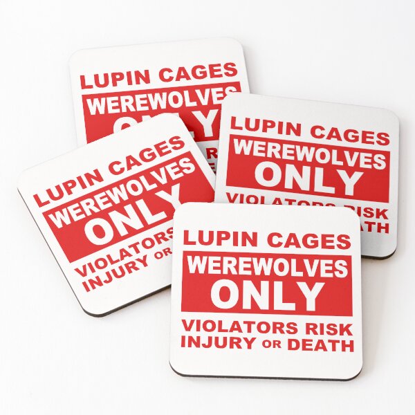 Item preview, Werewolves Only; Lupin Cages; designed and sold by StickerApe.