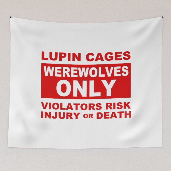 Item preview, Werewolves Only; Lupin Cages; designed and sold by StickerApe.