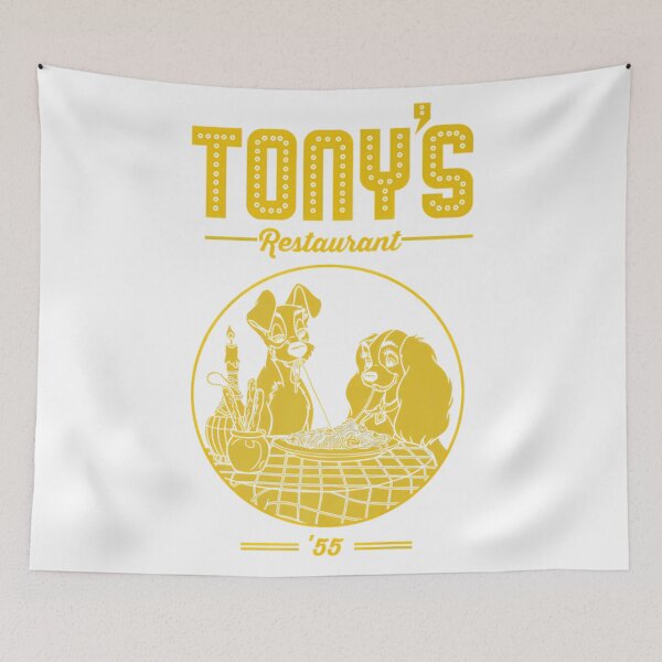 Item preview, Movies Dogs Vintage Couple Cartoon Spaghetti Romantic designed and sold by Ludvig-Faint91.
